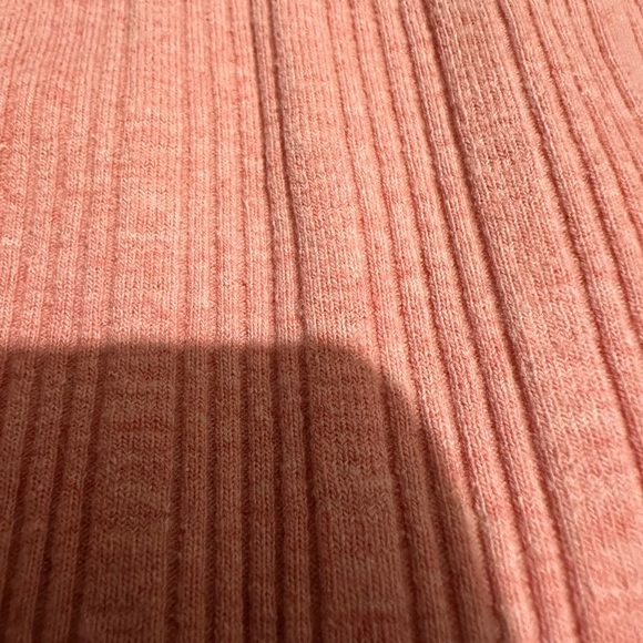 Francesca's Collections Light Pink Ribbed Tank Top - Picture 3 of 4